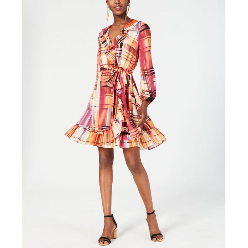 INC International Concepts Flounce Hem A Line Dress
